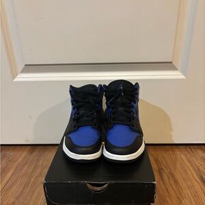 Jordan Black and Navy Sneakers